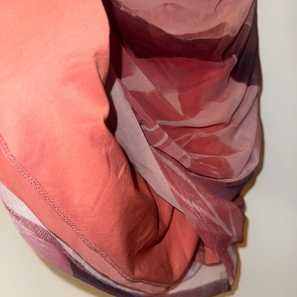 Anthropologie Red and Black Floral Long Sleeve Dress - Picture 4 of 5